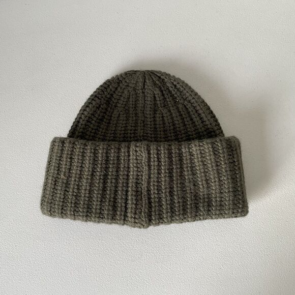 Wilfred Aritzia Gray Wool Blend Winter Knit Hat Cap Beanie One Size - Picture 2 of 9